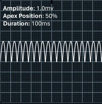 Image of the duration at 100ms